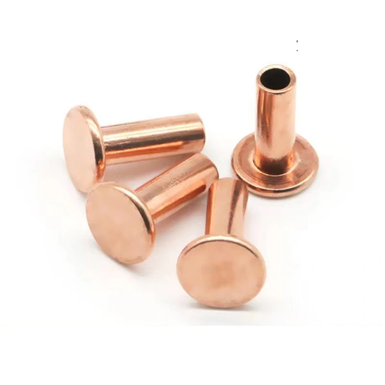 কপার হাফ হোলো রিভেটস